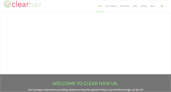 Desktop Screenshot of clearhair.com